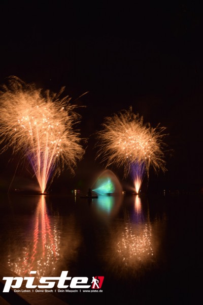 Fontänen in Flammen