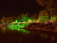 Fontänen in Flammen