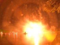 Fontänen in Flammen
