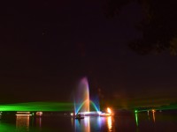 Fontänen in Flammen