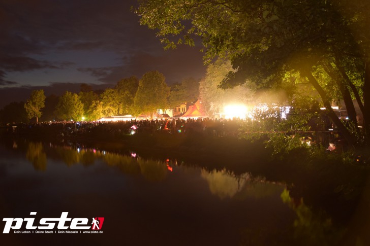 Fontänen in Flammen