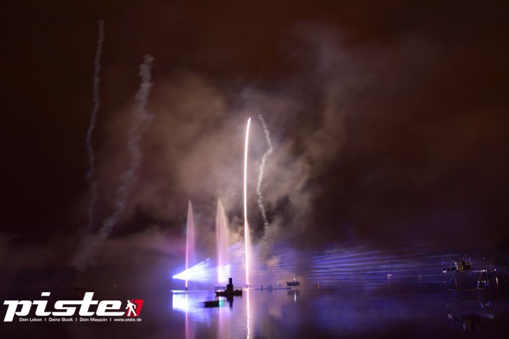 Fontänen in Flammen