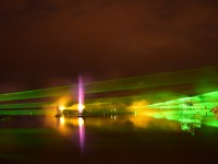 Fontänen in Flammen
