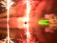 Fontänen in Flammen