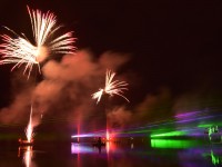 Fontänen in Flammen