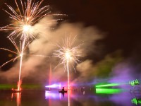 Fontänen in Flammen