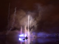 Fontänen in Flammen