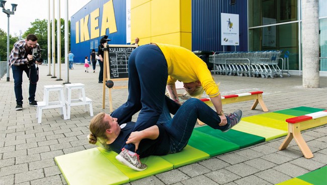 Purzelbaumtag am 27. Mai bei Ikea