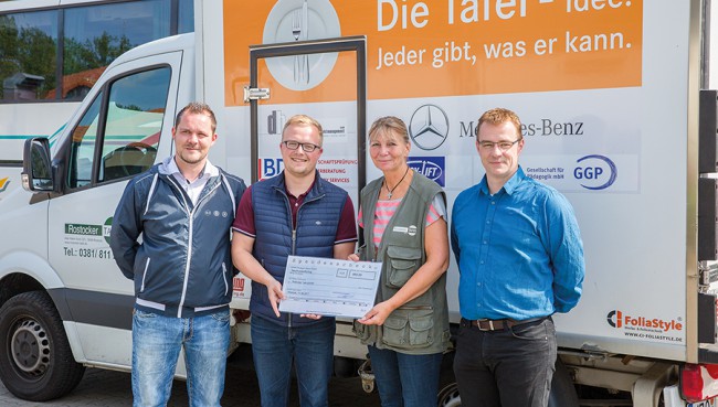 Eine Spende Fur Die Tafel Piste Rostock