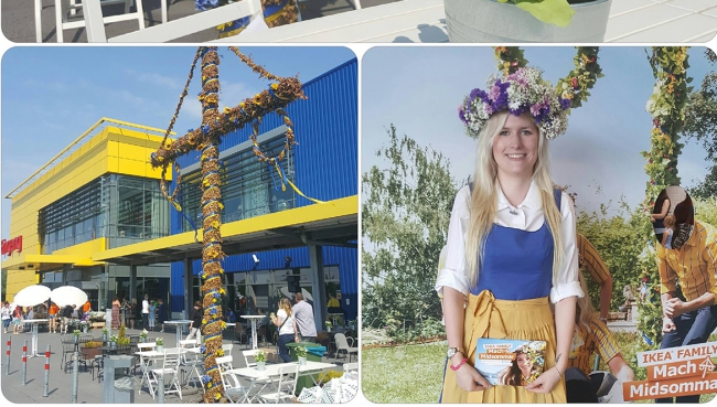 Ikea feiert Midsomar