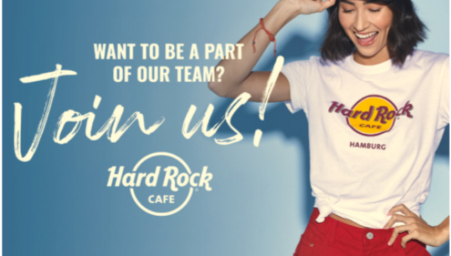 HARD ROCK CAFE HAMBURG WERDET JETZT TEIL DES TEAMS!