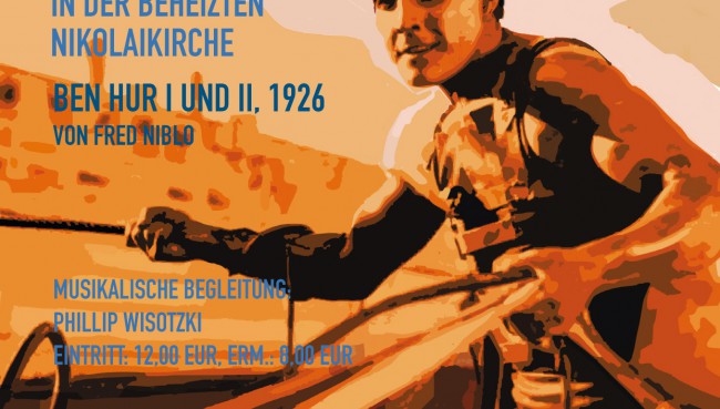 Monumentalfilm Ben Hur auf der Stummfilmnacht