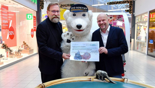 Zoo Spende von den Ostsee Park Kunden