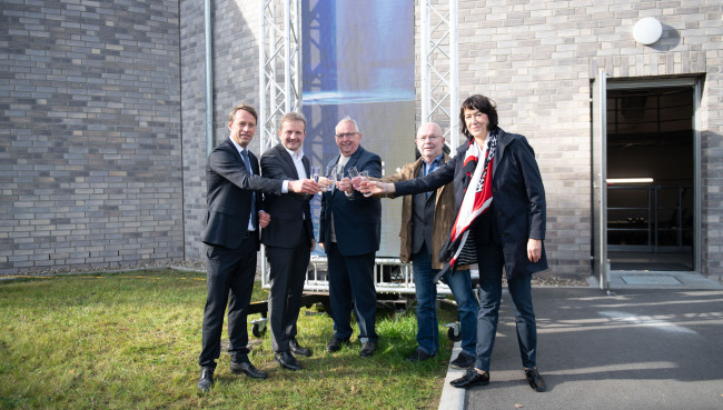 Inbetriebnahme eines neuen Reinwasserbehälters in Schwerin