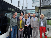 Haltestelle im Überseehafen eröffnet