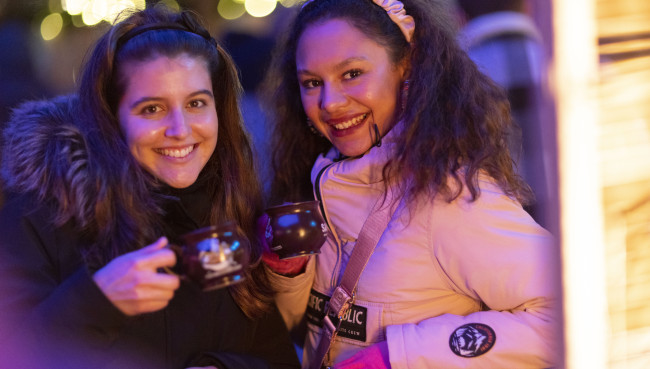 Winter auf dem Spielbudenplatz