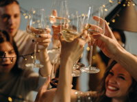 Jahreswechsel mit der Glücksrakete