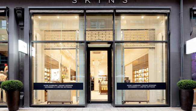 Skins eröffnet erste Boutique in Hamburg