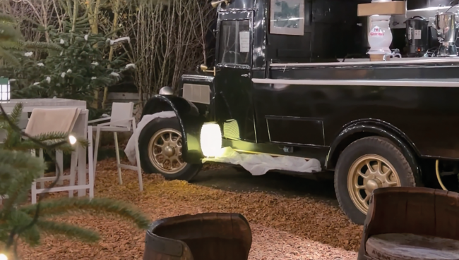 Stimmungsvolles Winterdorf