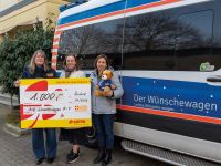 1.000 Euro für den ASB Wünschewagen