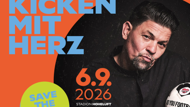 Save the Date: Kicken mit Herz