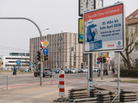 Bauarbeiten in der Lübecker Straße