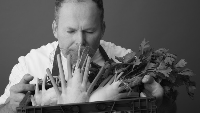 Jens Rittmeyer am Herd im Restaurant Fritz