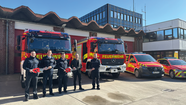 Neue Einsatzfahrzeuge für die Feuerwehr
