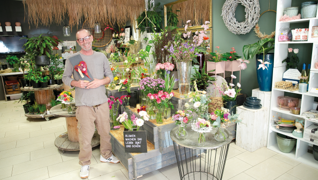 Lieblingsblume in der östlichen Altstadt