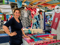 Stoffmarkt am 12. April