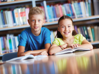 Kinderlesungen und Postkartendruck