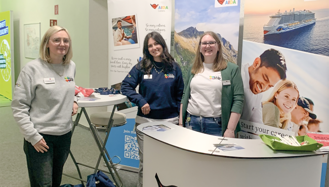 AIDA auf der Hochschulmesse