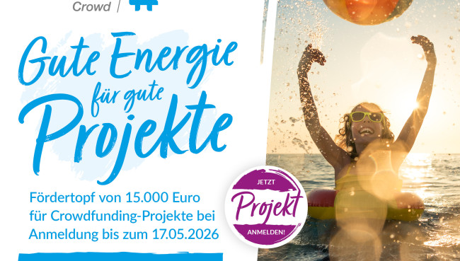 Aktion „Gute Energie für gute Projekte“ startet auf der WEMAG-Crowd