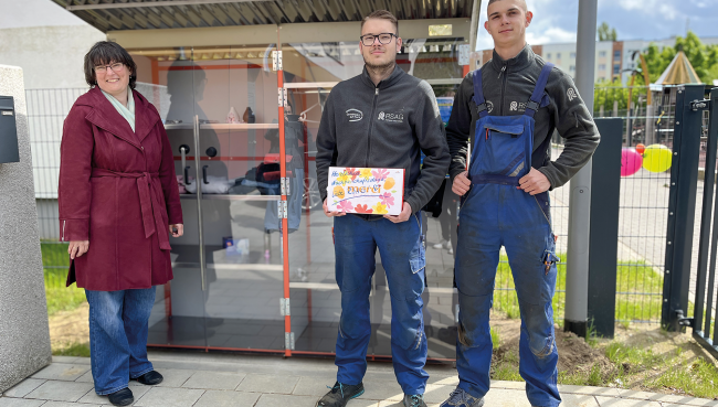 Neues Nachbarschaftsregal