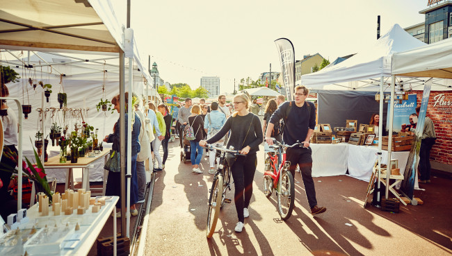 Viertel Meile Design Markt am 21. Juni
