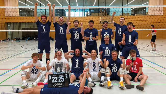 Rostocker Volleyballer holen den Meistertitel