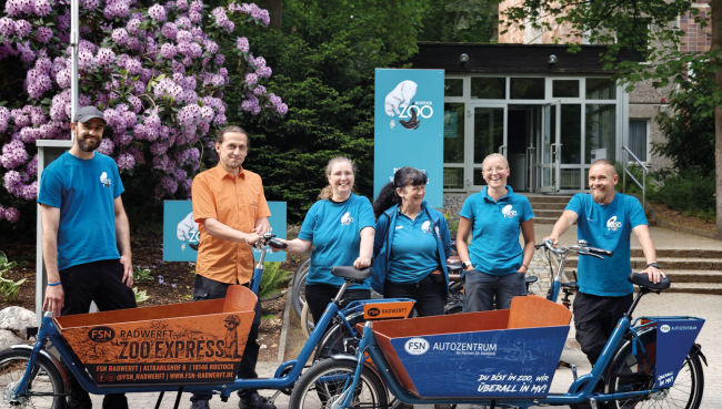 Neue Lastenräder für den Zoo