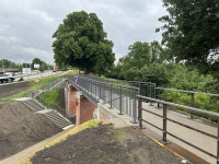 Neue Fußgängerbrücke am Kanonsberg eröffnet