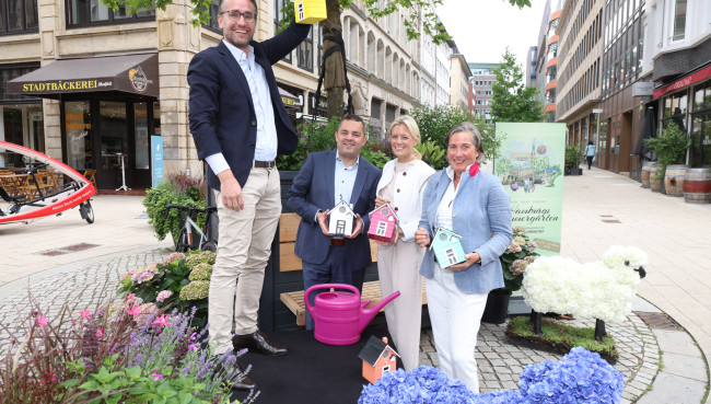 Neun Quartiere setzen gemeinsam ein Zeichen für die Innenstadt