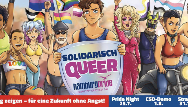 Hamburg Pride stellt Programm für die Pride Week vor