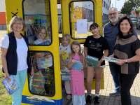 Erste Kinderbücher-Tauschbox in Schwerin eröffnet