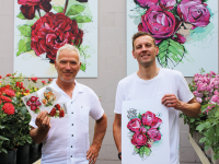 Kunst trifft Blütenpracht