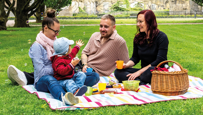 Picknick-Wochenende im Zoo