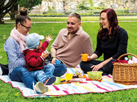 Picknick-Wochenende im Zoo