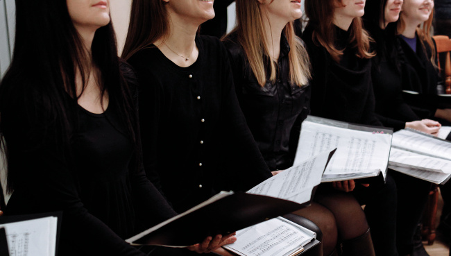 Wir singen zusammen: „Dafür!“