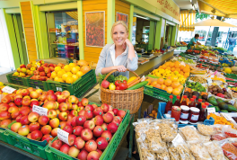 Apfeltage auf dem Wochenmarkt