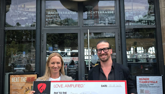 Hard Rock Cafe Hamburg erhält 5.000 US-Dollar Förderung für Rock Kids