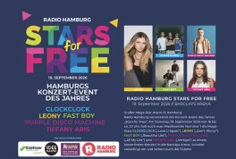 Radio Hamburg Stars for Free am 19. September