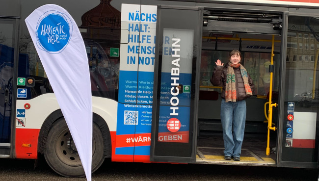 Hanseatic Help und Hochbahn sammeln am 26. September Winterbekleidung