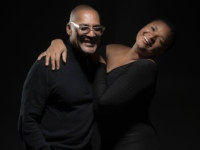 Lizz Wright with Kenny Banks Sr.